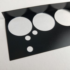 203 * 109 * 0,25 mm svart PC-isoleringsark, temperaturbeständig och lätt att böja isoleringsbladet