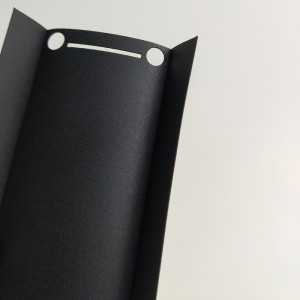 Svart PC-isoleringsark Tillbaka Mara Gummi 0,25 mm Flamskyddsmedel Isoleringsark som är lämpligt för elektriska apparater