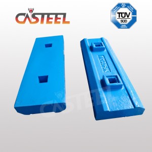 Hög krom, martensit med keramisk blåsbar för Kleemann MR110, MR122, MR130 slagkrossare