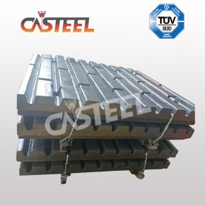 Hög Maganesiska Quarry Jaw-plattor för C145.C150 Jaw-kross