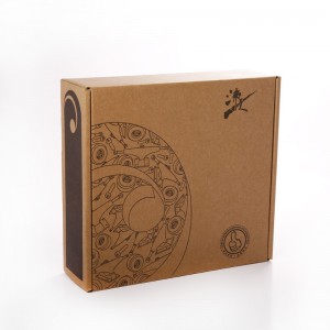 Anpassad återvinningsbart papper Material Post Mailer Box Förpackning