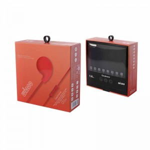 Nytt design-ID och bas Fyrkantig förpackningslåda för telefontillbehör som används