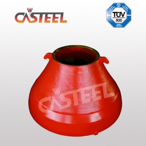 Premiumkvalitet på skålfodral och mantel för Nordberg GP, HP, MP