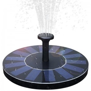 Fast Fountain Solar Birdbath Fountain, 1.4W Solpanel Kit Vattenpump Solar Powered Floating Fountain Kit Solar Water Fountain