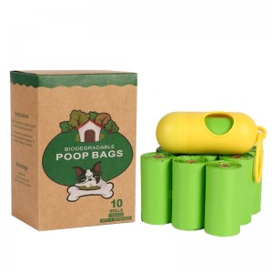 PLA Material Komponentbar Disposable Dog Poop Bag