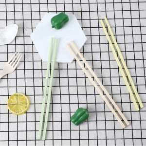 100% Bionedbrytbara PLA Corn Family Chopsticks