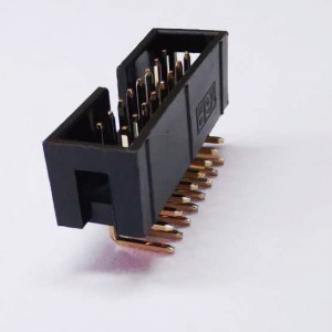 2x8p 2.54mm Pitch Högervinkel Dip Box Header Kvinna uttag