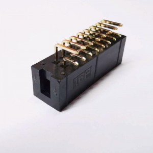 2x8p 2.54mm Pitch Högervinkel Dip Box Header Kvinna uttag