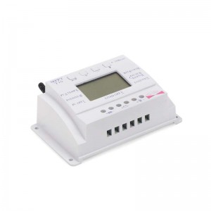 PWM 20A 10A SOLAR PANEL Laddningsregulatorkontroll T10 T20 12V 24V Auto LCD-skärm Ljus och dubbel timer
