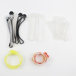 Tillverkaren producerar och säljer krokformade gummiband och kan anpassanaturgummiband