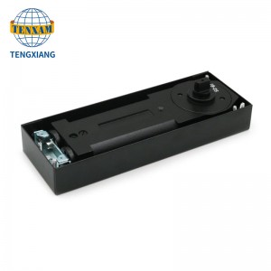 Glasdörrnärmare två hastighetsjusterbara hydrauliska golvfjäder