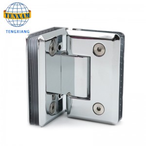 Bästsäljande 90 gradersglas till glasduschdörr pivot gångjärn