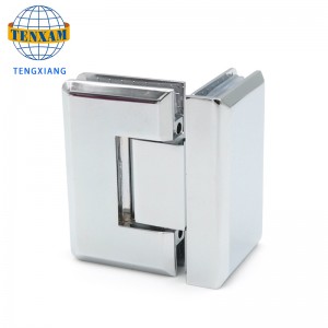 90 graders visa glasdörr gångjärn Rostfritt stål Badrumsklämma