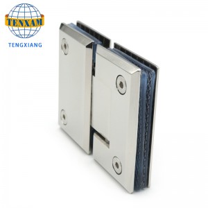 180 graders dusch skärmsläktning för duschrum glas hårdvara inredning