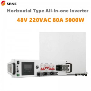Srne 5000W All-in-One MPPT Hybrid Solar Charge Inverter Horisontell 48V 220VAC ren sinusvåg 80A Max PV 145V off-galleromriktare