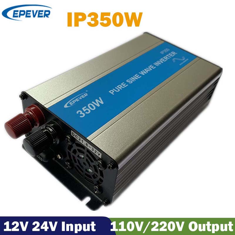 EPEVER iPower350W Solar Laddning Av Grid Pure Sine Wave Inverter 12v24VDC 110V/120V/220V/230VAC Solar Power Intrersor 50Hz 60Hz