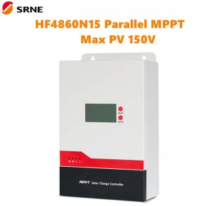 Srne mppt 60a 12v 24V 36V 48V Auto Solar Off-Grid Charge Regulator Controller Max 150V Panelinmat Parallell styrenhet HF4860N15