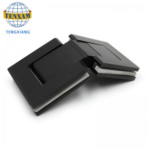 Varm försäljning 135 grad 304 ss matt svart dusch glasdörrar gångjärn