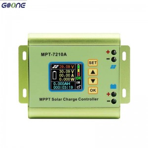 MPT7210A MPPT LCD-skärpanelens laddningsregulator Aluminiumlegering Solregulator för Lipo Batteriutgång 600W 24V 36V 48V 60V 72V