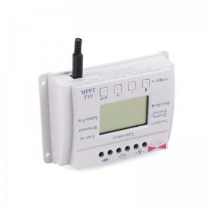 PWM 20A 10A SOLAR PANEL Laddningsregulatorkontroll T10 T20 12V 24V Auto LCD-skärm Ljus och dubbel timer