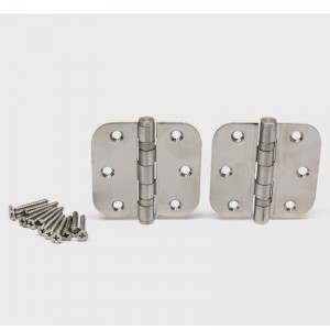 HN005 3,5 tum rostfritt stål inre dörrgångjärn med 5/8 tums radie hörn