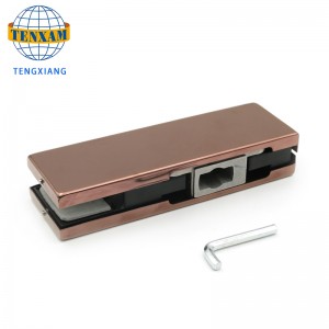 Glasdörrklämma SUS304 Rostfritt Stål Övre dörrplåster Monteringsglas Top Clip