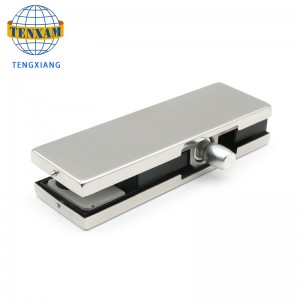 Partihandel rostfritt stål patchbeslag glas dörrbeslag 316 övre klämma