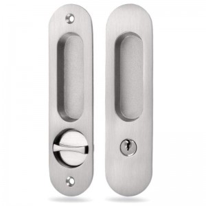 1701 skjutdörrlås osynligt infällt handtag spärrpockdörrlås för skjutmöbler hårdvara