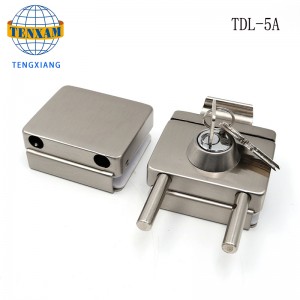 Kina leverantör Partihandel Framlös glasdörr Hårdvara Härdad glidande glasdörrlås