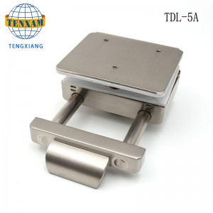 Kina leverantör Partihandel Framlös glasdörr Hårdvara Härdad glidande glasdörrlås