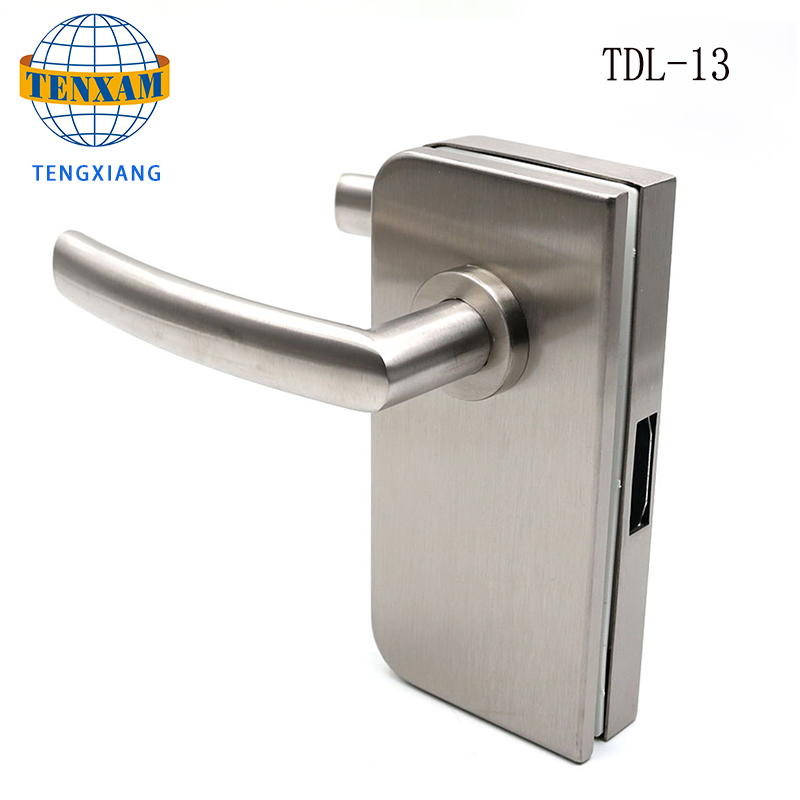 Zink Alloy Glass Door Lock System Inomhus