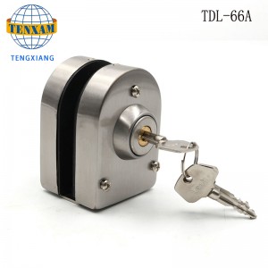 Hotell Badrum Framebly Glasdörr Dubbelås Rostfritt Stål Glasdörr Spärr 8 ~ 12mm Skjutdörrdörrlås