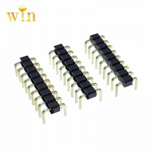 2.54mm u Shape 3p Single Row Pin Header Connector