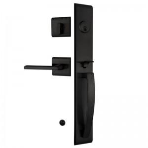 8009 Tungt högkvalitativt exteriör tubulärt låsuppsättning, Säkerhetsdörrens ingångshandtag Handtaget