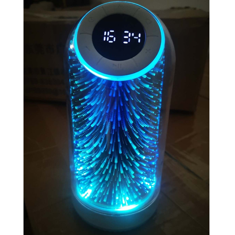 FB-BSK3 High-end Bluetooth Clock Radio Högtalare med 7 färger Ändra LED-belysning