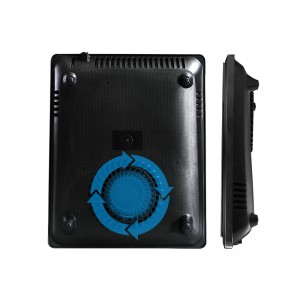 A13 Singelbrännare Induktion Cook Ultra-tunna induktionshällar, 8-nivå ström och temperaturkontroll med svart polerad glaspanel