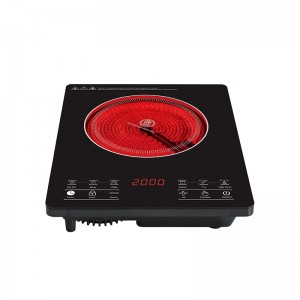 J21 Ny design keramikkokare hotell med elektrisk ugn infraröda spisar elektriska keramiska glas singel kokplattor