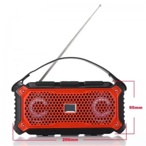 FB-BS857 Portable Bluetooth-högtalare med LED-belysning