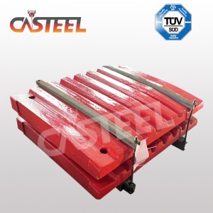 Lokomo C125B käftkrossdelar, tallrikkäke fixerad, käke rörlig