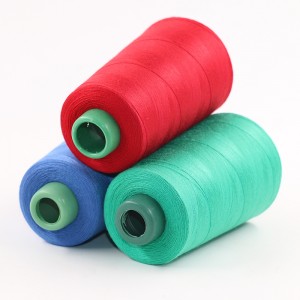 Kinesisk sömnad tråd för jeansT-tröja och skjorta Polyestergänga för maskiner