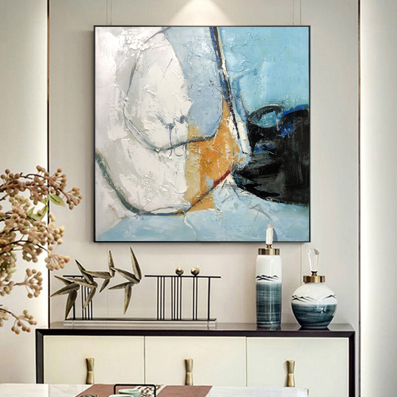 Oljemålning Högkvalitativ målning handgjord modern abstrakt konst kanfas dekorera