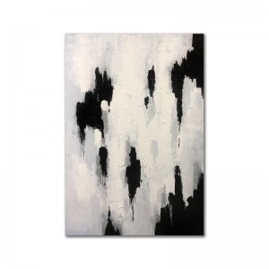 Handgjord samtida konstmur hängande abstrakt oljemålning på duk för hemmakontor dekoration