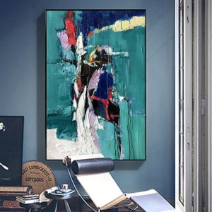 Partihandel hotell dekoration design är handgjord modern original abstrakt oljemålning