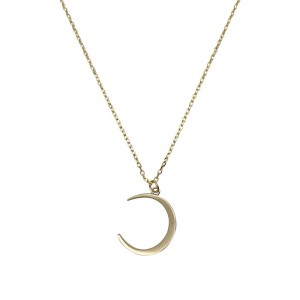 Crescent tand halsband