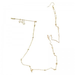 Brosch-förenade örhängen