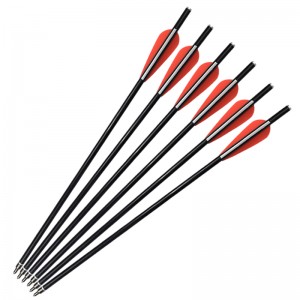 Elong Outdoor 117011 16Inch od8mm 8031 ​​Fiberglasbultar Bågskytte Jakt med Crossbow Bolt