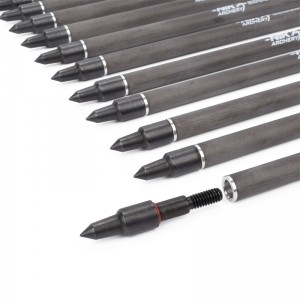 Nika Bågskytte 113167-13 ID6.2mm 7.5INCH Carbon Fiber Crossbow Bolt Cobra System ADDER/R9/RX Bågskytte med