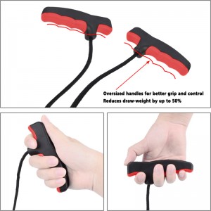 Nika Bågskytte 454002-06 Crossbows Rope Dubbelhandtag Crossbows Rope Cocker Aid Cocking String Tool