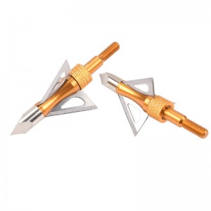 Nika Bågskytte 15B030 100 Korn Rostfritt stål Broadheads Archery Crossbow Bolt Jakt