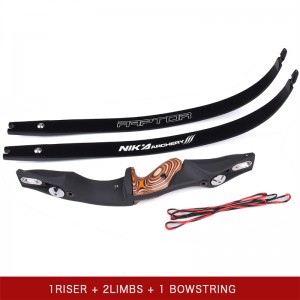 Nika Archery 220053 60inch Recurve Bow med 17inch Ilf RH/LH RISER Target Sport Shooting&hunting